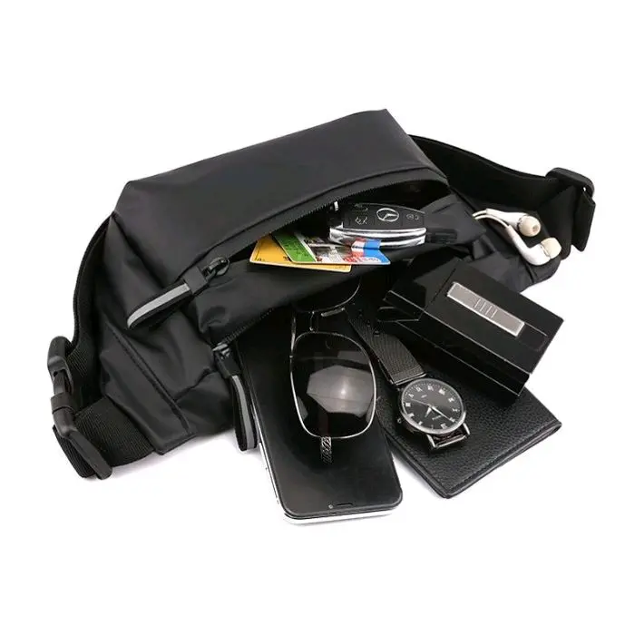 JTF8806-black Waist Bag Modis Import Pria Keren Terbaru 2