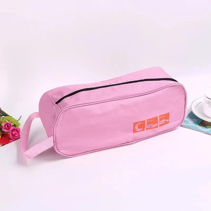 Product Introduction of 1PCS Promotion Polyester Waterproof Casual Travel Shoe Bags With Handle 14
