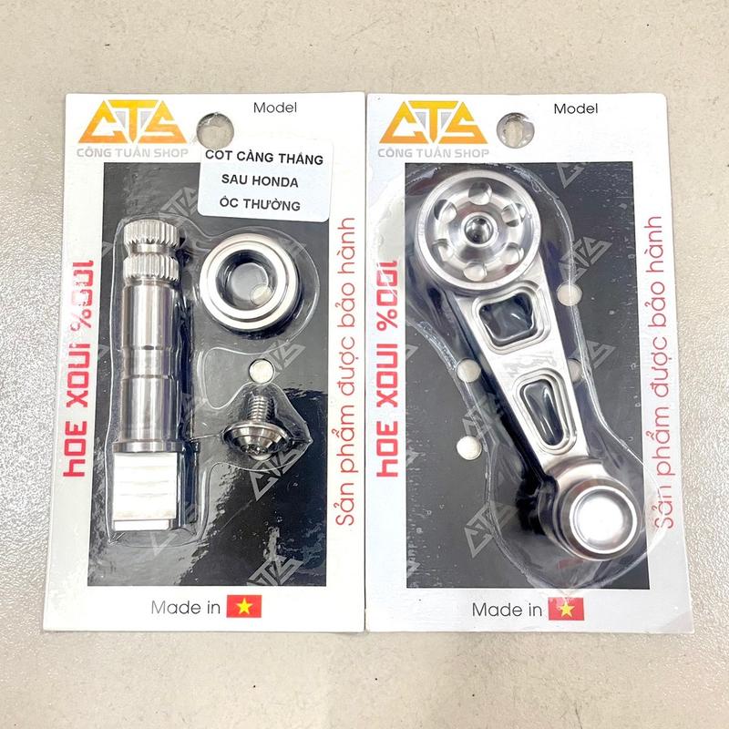 Bộ Cốt Càng Thắng Má Đùm Trước Sau Inox 304 CTS Gắn cho FU Wave Drawn Sirius Exciter & Nhiều Đời XE VV.. Phụ Tùng