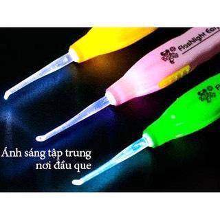 dụng cụ soi tai, lấy ráy tai cho bé có đèn tiện dụng, an toàn