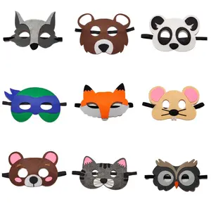 Topeng Flanel Karakter Superhero Anak Impor