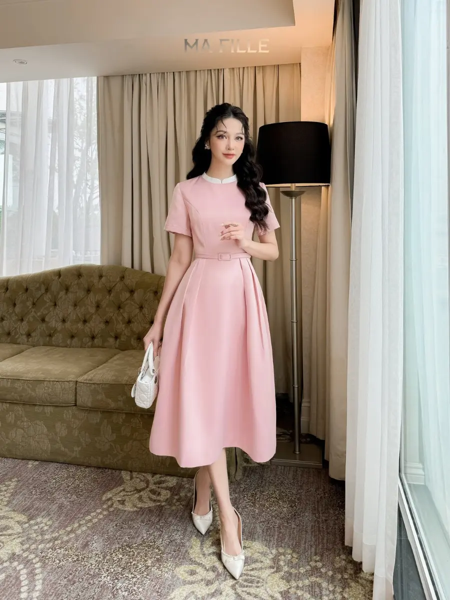 Váy dáng dài kèm thắt lưng - Anna Dress
