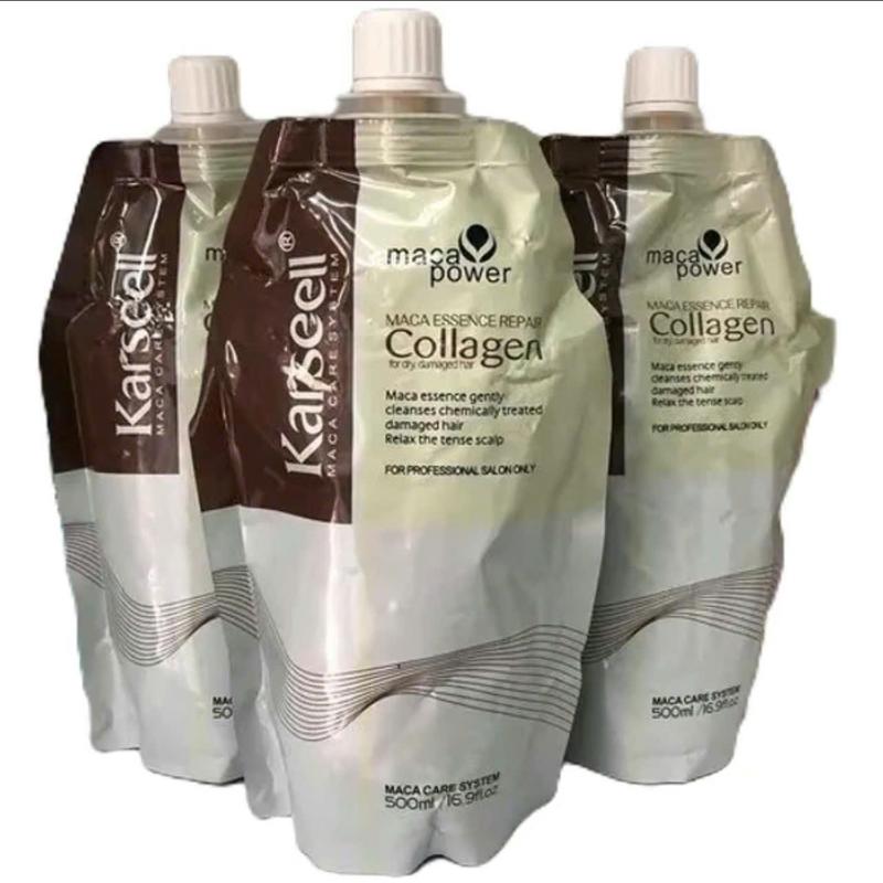 DẦU HẤP Ủ TÓC COMBO 3 Bich Dầu Hấp Ủ Tóc Karseell Collagen 500ml Nuôi Dưỡng Phục Hồi Mái Tóc 0