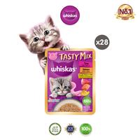 Gambar Whiskas Tasty Mix Jelly Makanan Anak Kucing Basah 70 gr - isi 28 - Tuna dan Wortel dari Whiskas Indonesia Kota Tangerang 2 Tokopedia