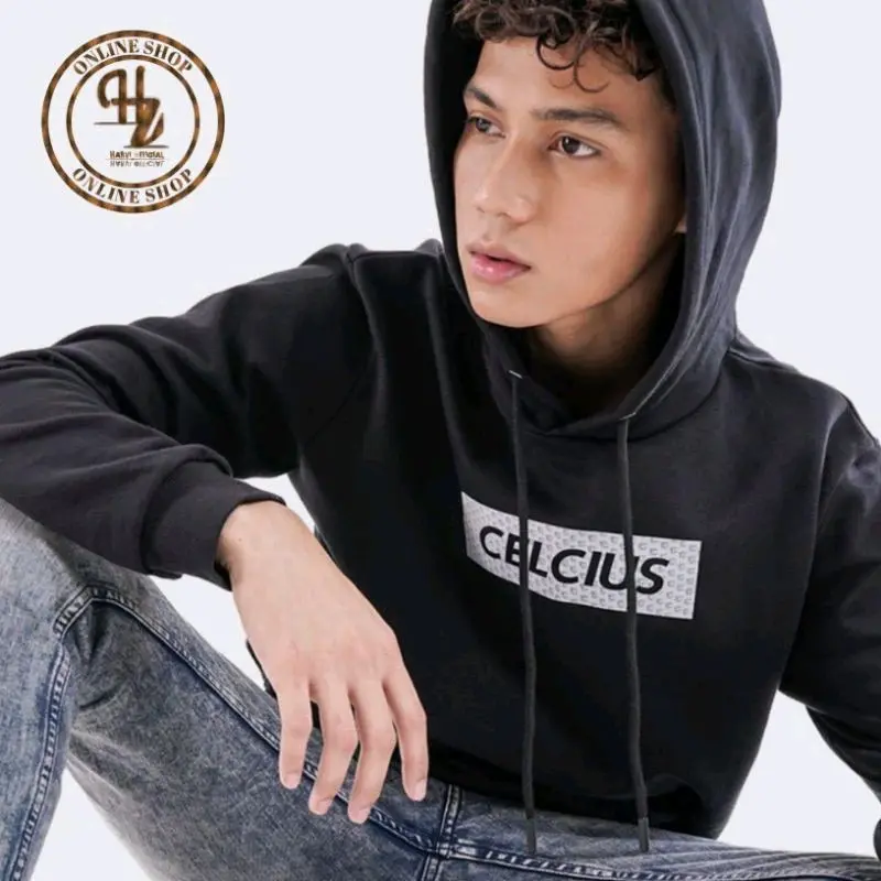 JAKET HOODIE CELCIUS IDN -TEUU9348 NEW HITAM BEST SELLER | Sweaters hoodie celcius distro unisex | Kaos celcius
