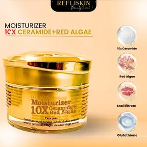 Refli Skin  MOISTURIZER 10X CERAMIDE + RED ALGAE REFLISKIN Pelembab Wajah-Mencerahkan