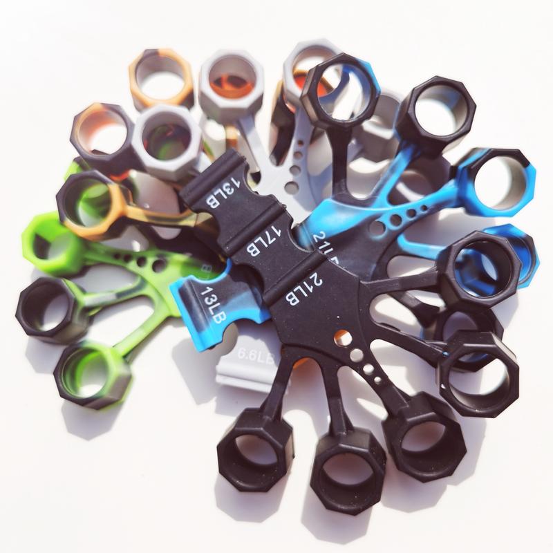 Product Introduction of Silicone 5 Finger Finger Trainer Wrist Chest Expander Shooting Brace Shooting Basketball Training Auxiliary Grip 0