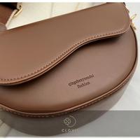 Gambar CLOVII - Tas Wanita Handbag Sling Bag Selempang Shoulder Bag Bahu Fashion Import - PATT - Brown dari Clovii Bloom Kota Administrasi Jakarta Barat 5 Tokopedia