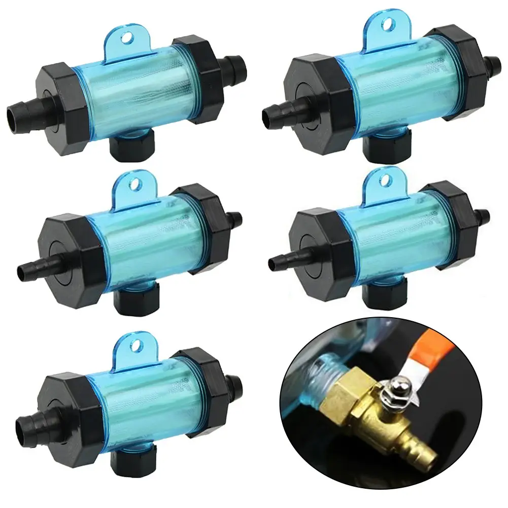 Water Hose Filter Plastic 10-20mm Car Brake Filter Aquarium Home Transparent