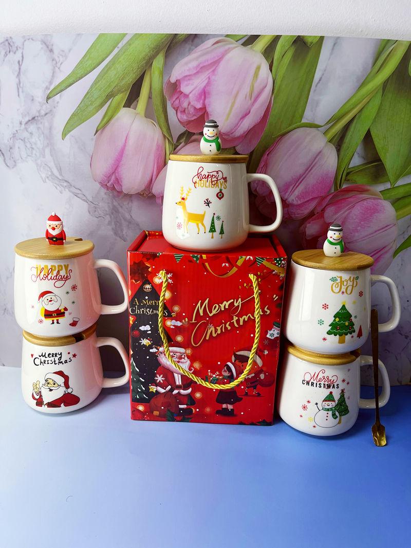 Product Introduction of Cốc Gốm, Thiết Kế Ông Già Noel Giáng Sinh, Hộp Quà Người Tuyết, Cốc Cây Thông Noel, Thích Hợp Làm Quà Tặng Cho Bạn Bè Và Bạn Gái 7