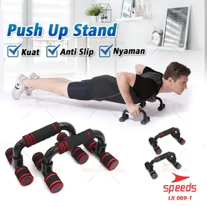 SPEEDS Push Up Stand Bar Alat Bantu Push Up Olahraga Fitness Outdoor 069-1