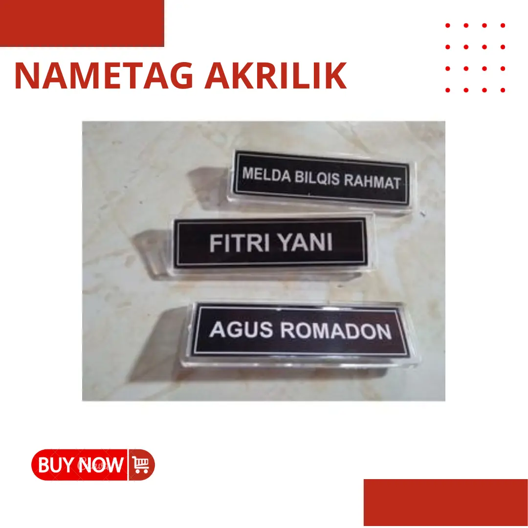NAME TAG / PIN NAMA CUSTOM