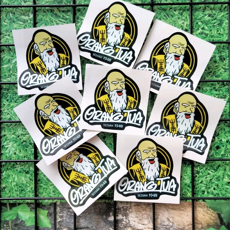 STICKER ORANG TUA CUTTING MURAH 1