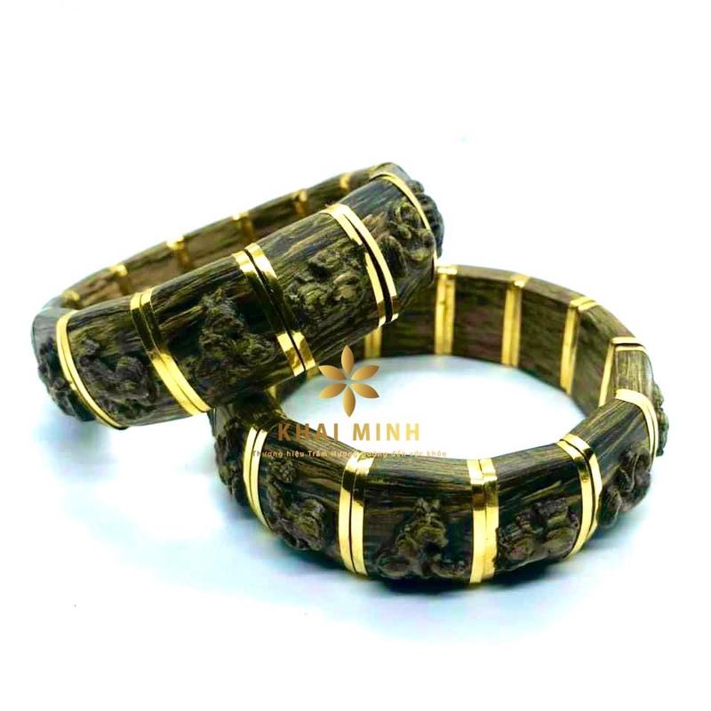 [Cao Cấp] Lách Tay Trầm Hương Sánh Chìm 12 Con Giáp Lên 8k Sang Trọng - Trầm Hương Quảng Nam - Hàng thơm đậm, chất lượng, đẹp. Đổi trả miễn phí. 5