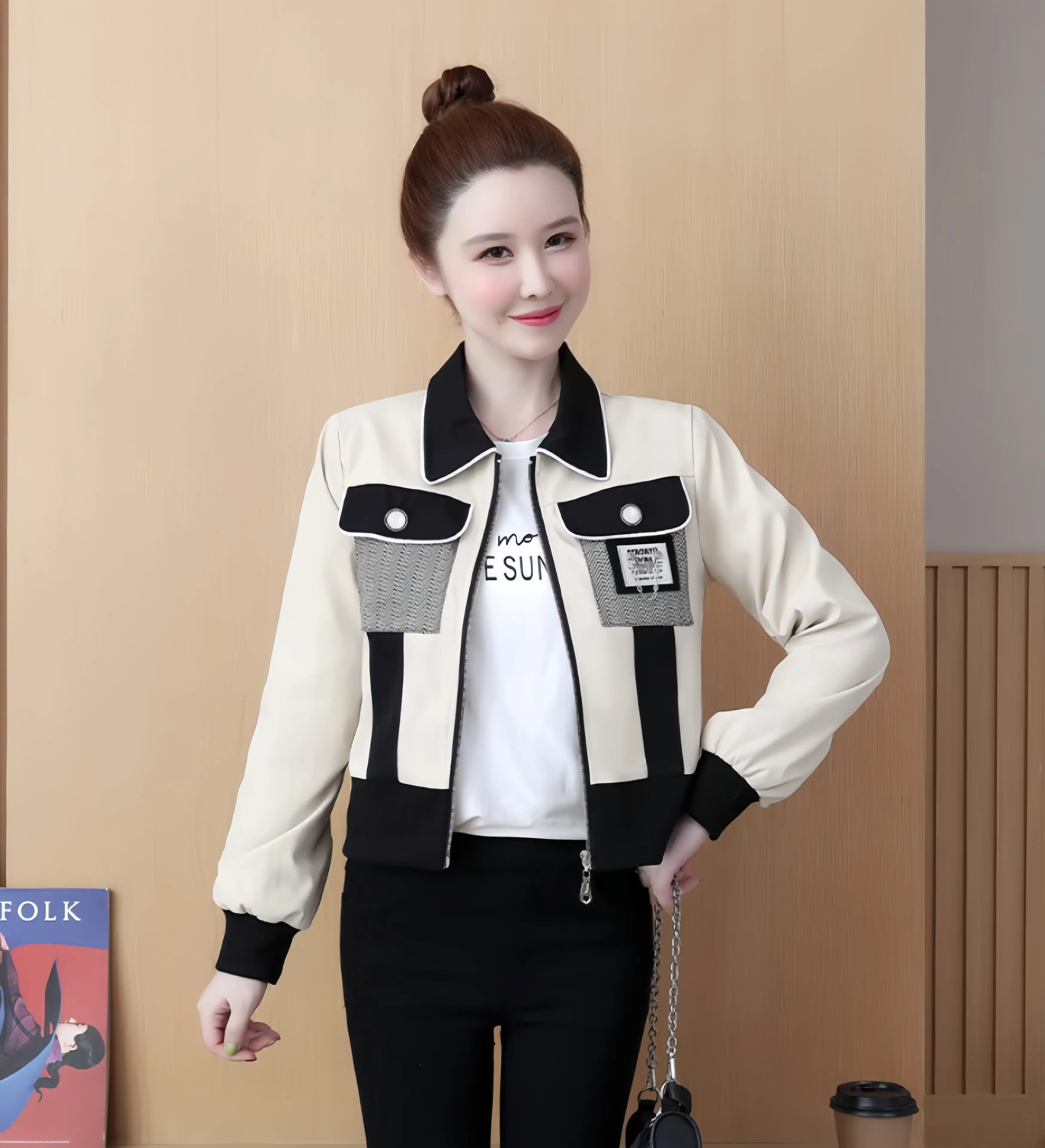 Áo Khoác Nữ Phong Cách Mới Trẻ Trung Năng Động Hàng Thiết Kế DT88