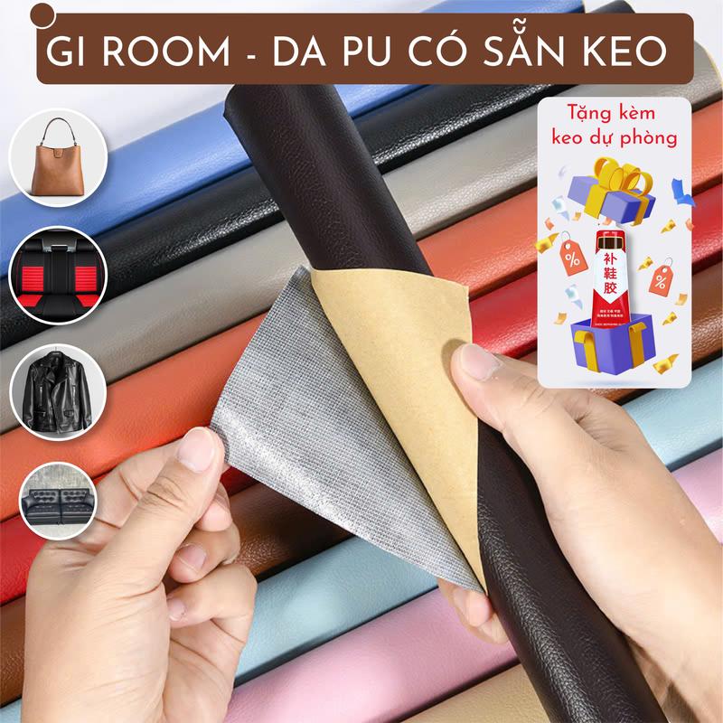 [ Tặng kèm keo dán đa năng siêu dính ] Da PU Dán Ghế Sofa có keo tự dính, kích thước lớn, tự tay sửa chữa bọc mới đồ da cũ rách