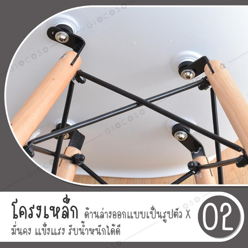 Product Introduction of Quinn7641shop ทรงฮิต ครงเหล็กประกอบให้ เก้าอี้ เอนกประสงค์ สีขาว มินิมอล 30
