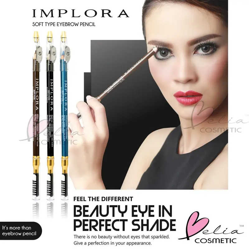 Implora (BPOM) Pensil Alis 2.5 gram ( soft eyebrow pencil ) 3