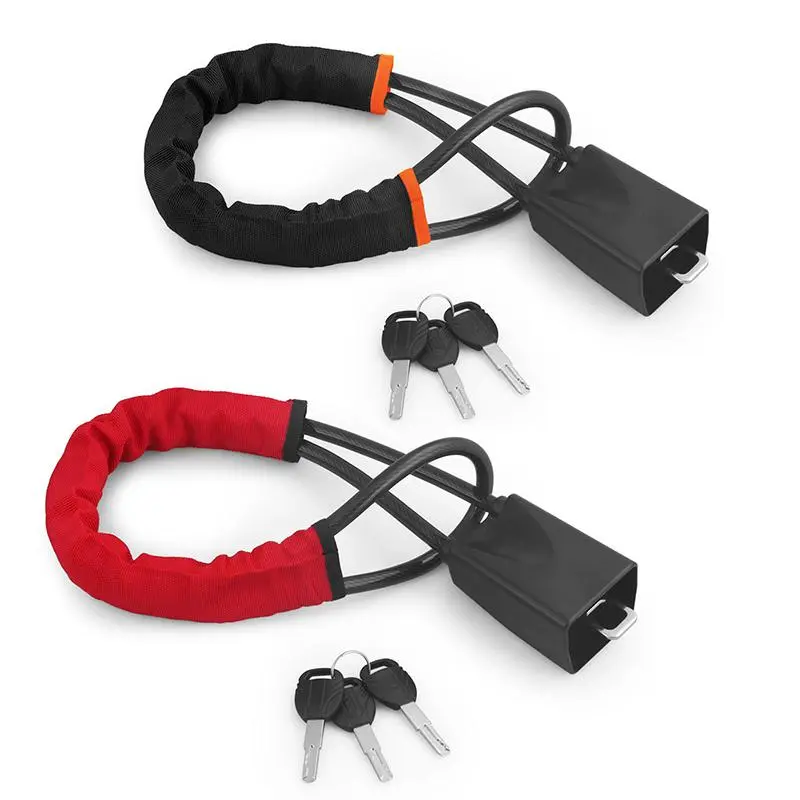 Professional Car Steering Wheel Lock, 2 Counts Thickened Car Seat Belt Buckle Lock, Universal Anti-theft Lock, Outdoor Accessories 2