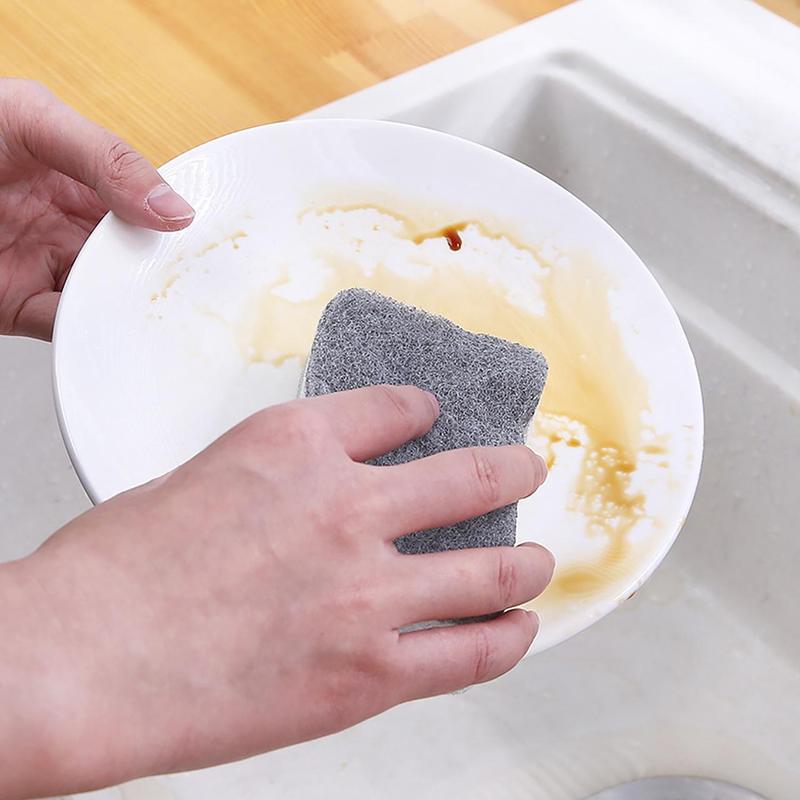Household Bundle, 5pcs/Set Kitchen Cleaning Sponge, Double Sided Anti-Scratch Dish Wash Sponge, Cleaning Pad for Kitchen Plate Pot Bowl Bottle 3