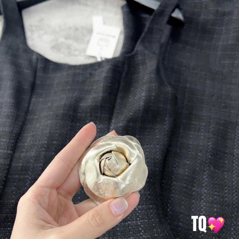 Đầm dạ tweed tiểu thư hoa trà size S,M( ảnh thật) 7