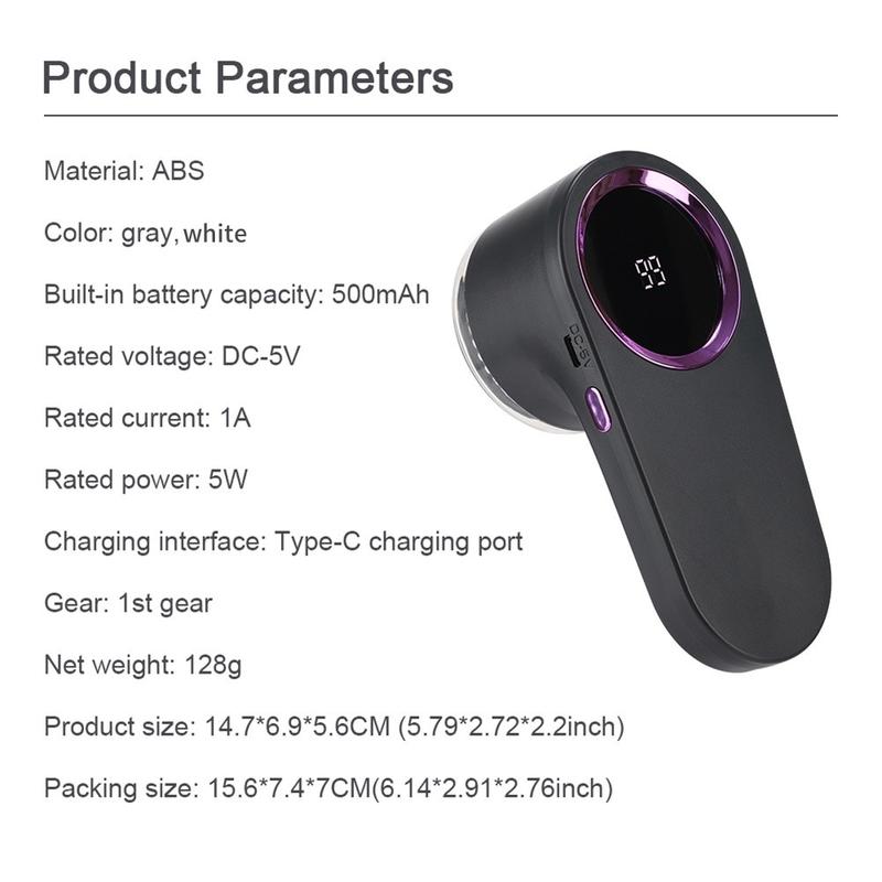 Electric Lint Remover Rechargeable Bobble Fabric Shaver for Clothes Clothing 6