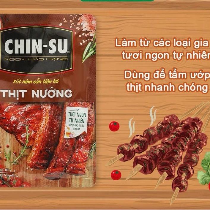 [NH] Xốt Ướp Thịt Nướng , Xốt Gia Vị Chinsu Hoàn Chỉnh Đủ Hương Vị - Gà Chiên Nước Mắm - Thịt Nướng - Nướng Phô Mai -Nướng Muối Ớt - Thịt Kho 4