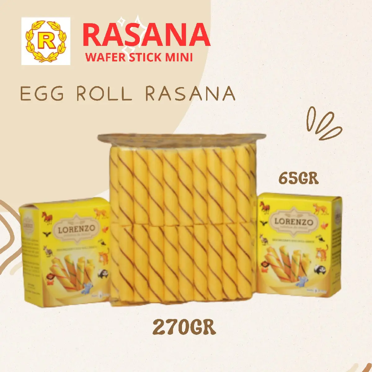EGG ROLL Rasana Pack 265gram