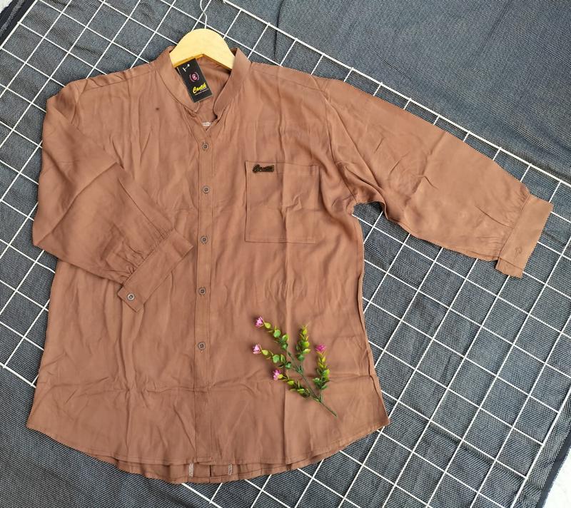 atasan wanita bahan rayon twill lengan Panjang 6
