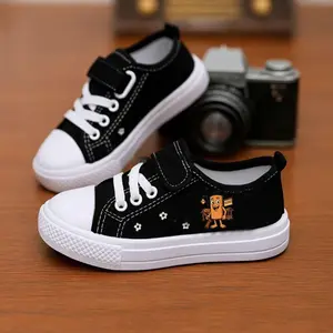 Sepatu Anak Sekolah Laki & Perempuan Usia 3-8 Tahun Karakter TUNG SAHUR Desain Terbaru Viral 2025 Sneakers Fashionable Kanvas Mesh Size 26-35 High Quality