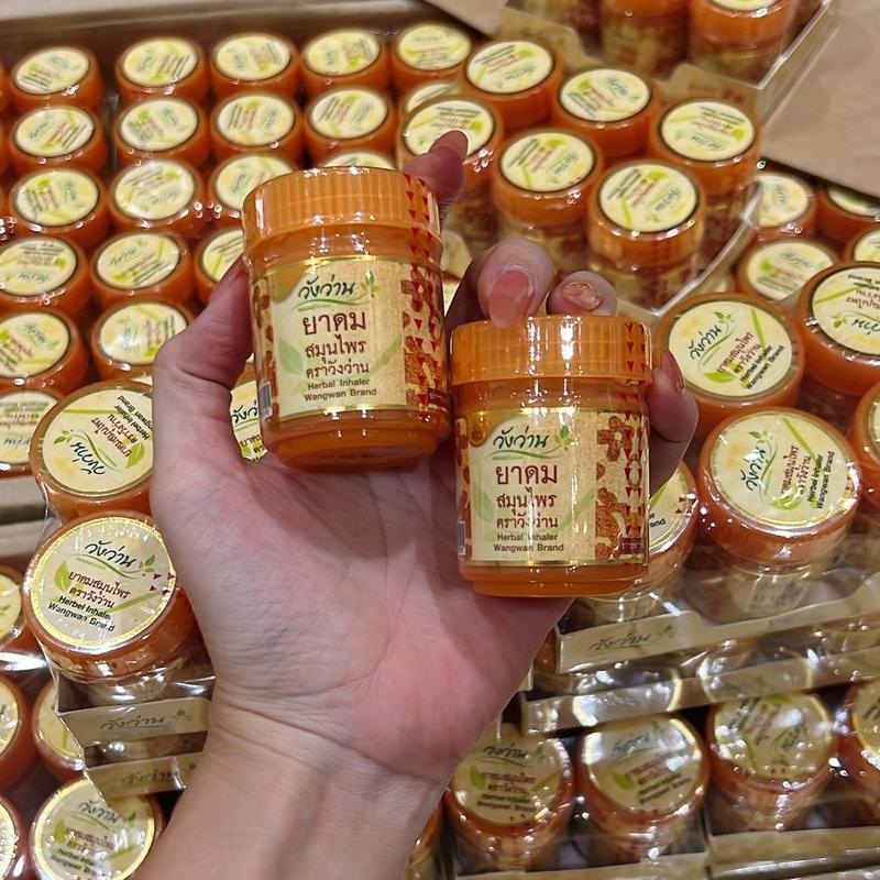 ￼Dầu Hít Thông Xoang Mũi Thảo Mộc Thái Lan Herbs Inhaler Lọ Hít Thông Mũi Giảm Nghẹt Mũi Màu Cam