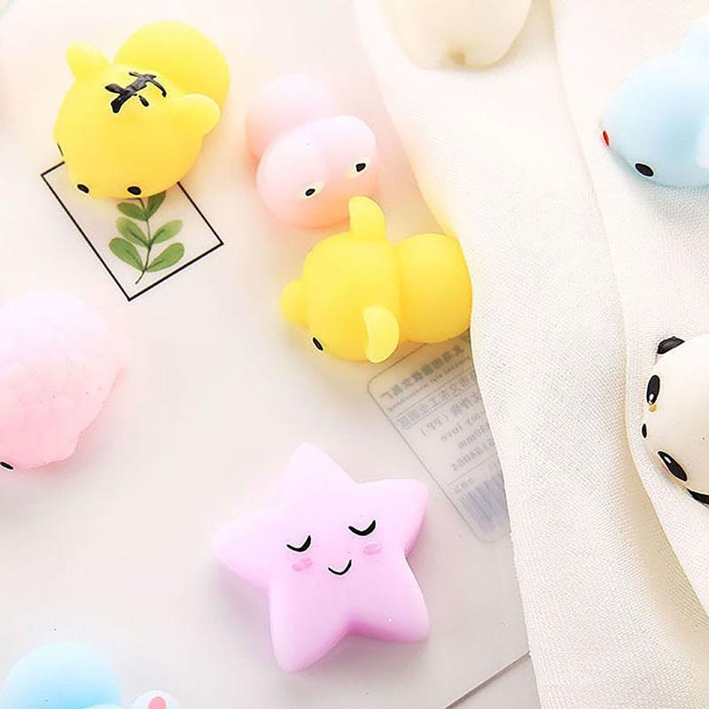 Product Introduction of Cute Animals Decompression Toy Soft Stress Relief Pressure-relief Toy Abreact Sticky Squeeze Toy Student 13