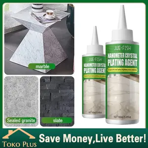 Cairan Poles Marmer Granit Polish Keramik Batu Alam Crystal Plating Agent Polishing Nano Scratch Repair Brightening Restore / Coating Pelapis Marmer Pengkilap Marmer Granit