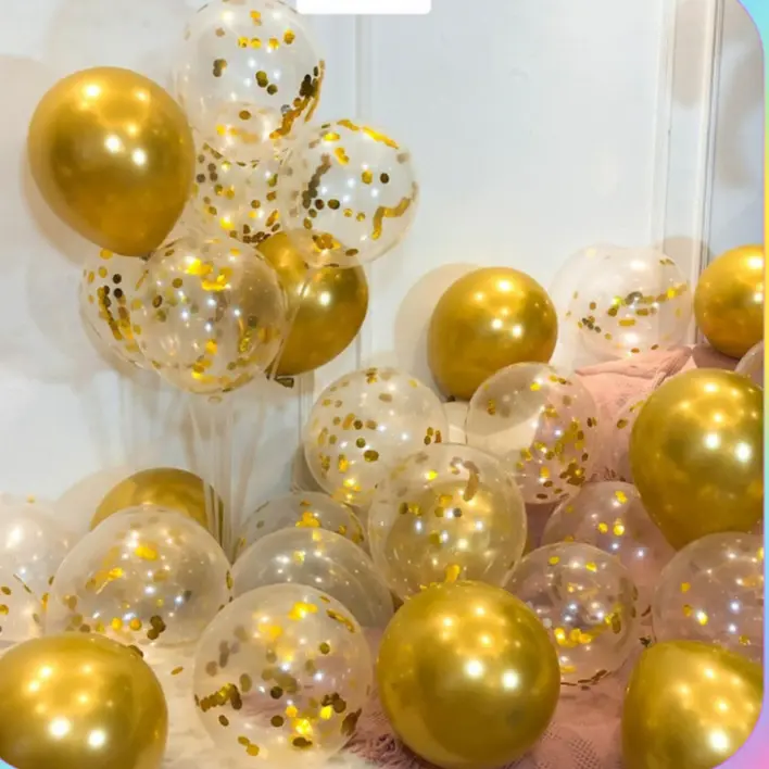 Mix 10 bong bóng trang trí sinh nhật, trang trí tiệc cưới siêu đẹp  Gooddecors