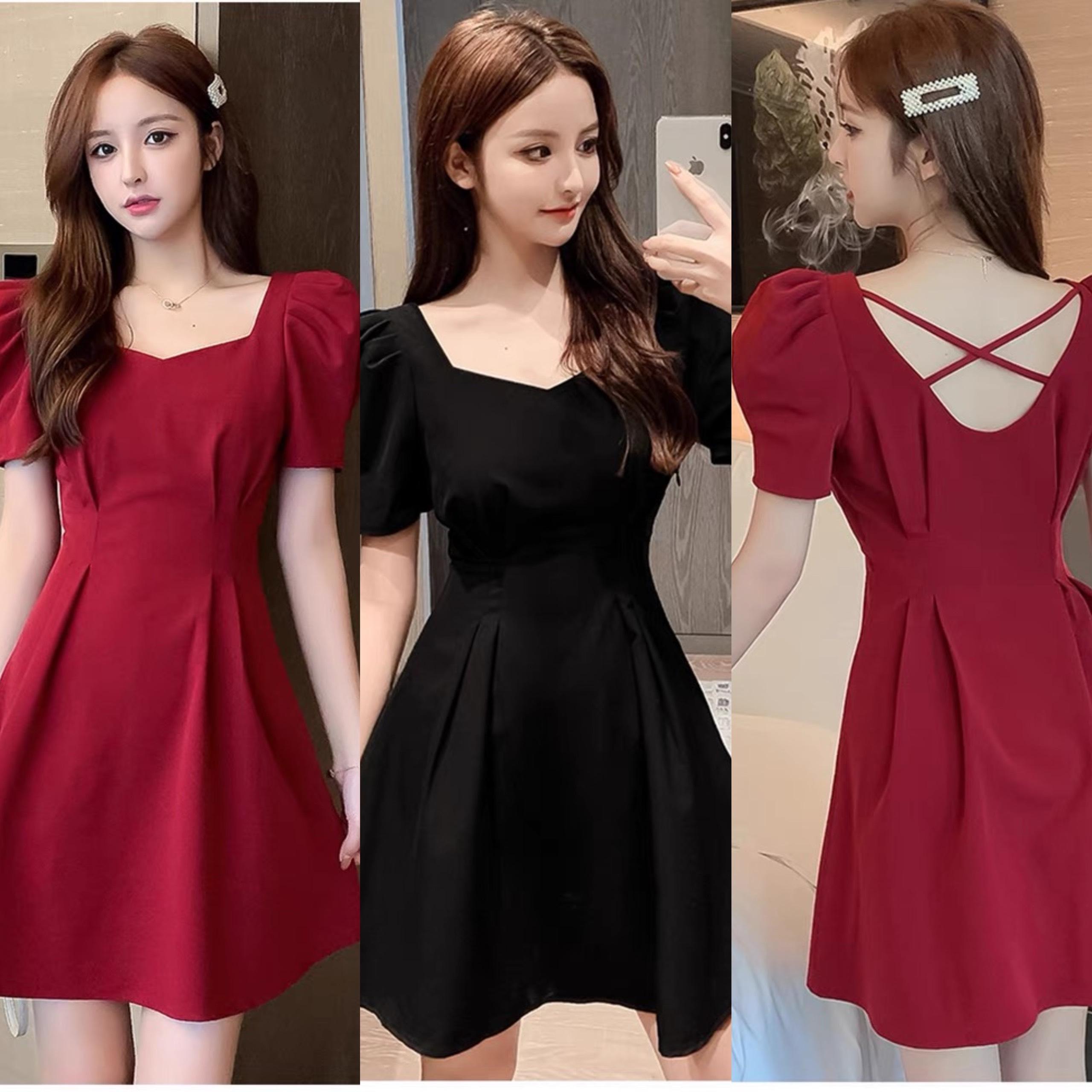 Thời Trang Bigsize Váy Dự Tiệc 50 - 100Kg Dễ Thương Nữ Cotton Women Dress - A.1044
