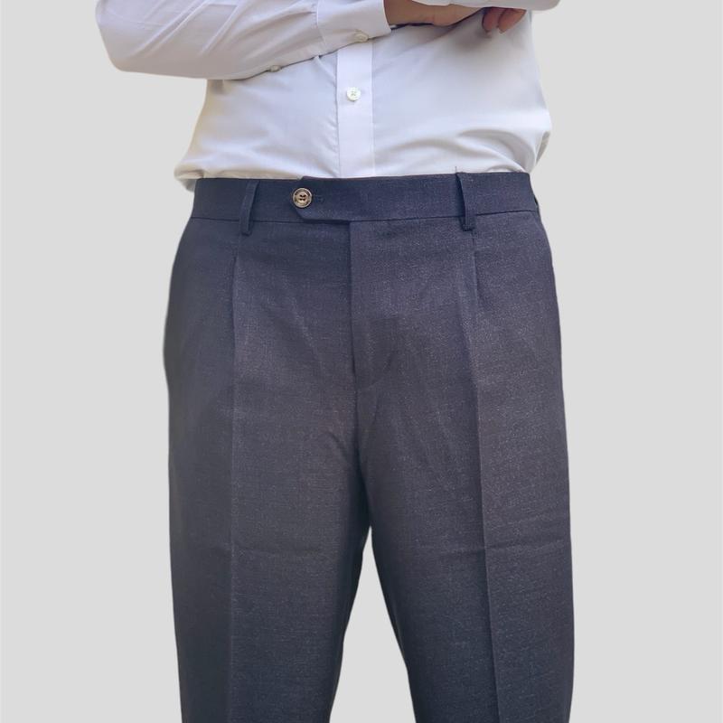 QUẦN  ÂU TRUNG  NIÊN 1Ly -APn Phuong , họa văn kẻ sọc nhỏ ,chất liệu polyester và cotton thoải mái ,sang ,trọng .lịch sự Nam Menswear Pants quana  unam 4