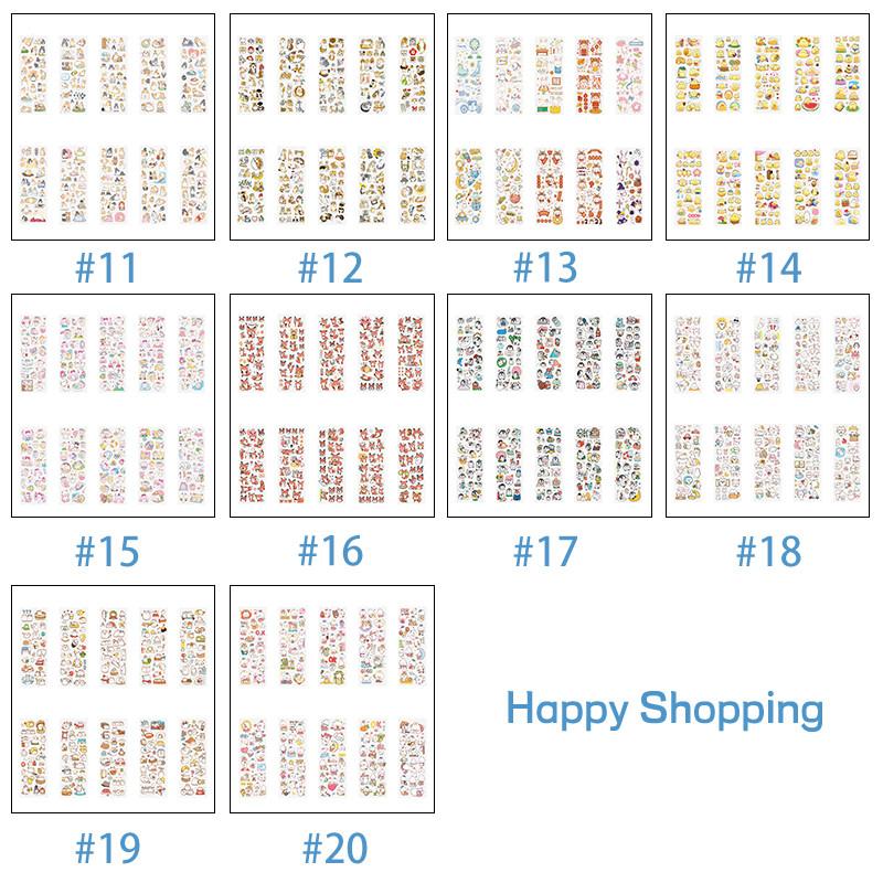 10 Sheets Kawaii Cartoon Pet Planet Series Stickers Journal Scrapbook Decor DIY Stickers 5