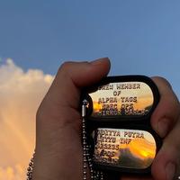 Gambar Dogtag Super Polished USA MADE Mirror March Mengkilap cermin custom kalung MODEL Tentara dog tags dari Alpha Tags Kab. Tangerang 4 Tokopedia