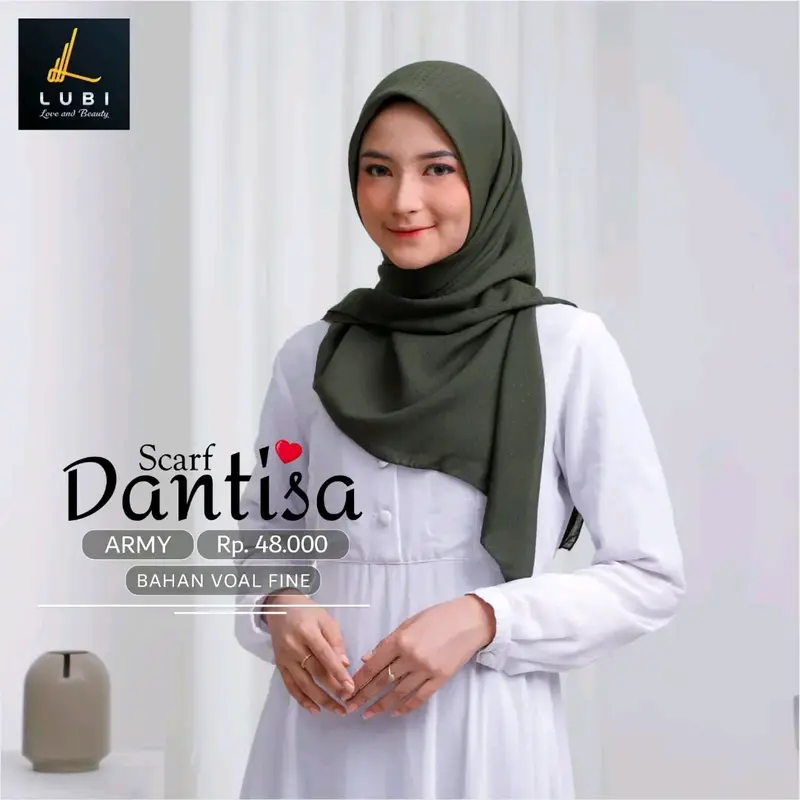 Kerudung  Scarf Dantisa By Lubi Terbaru 5