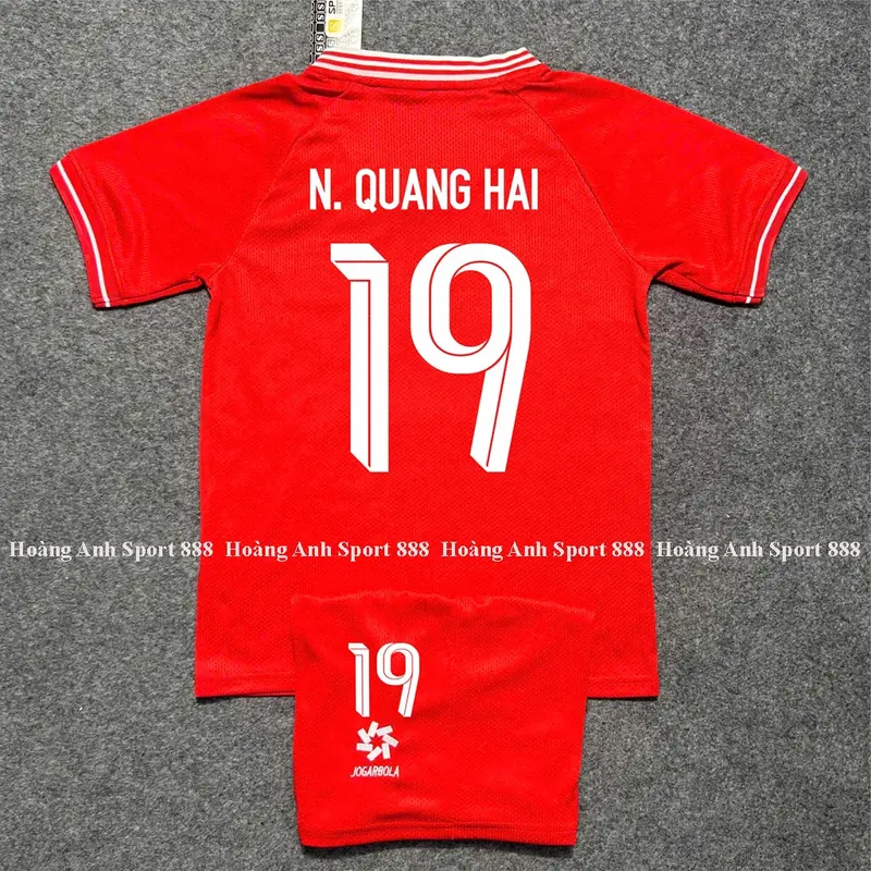 Bộ Quần Áo Bóng Đá Trẻ Em Đội Tuyển Việt Nam 2024/2025- Vải Polyester Thái Cao Cấp 4