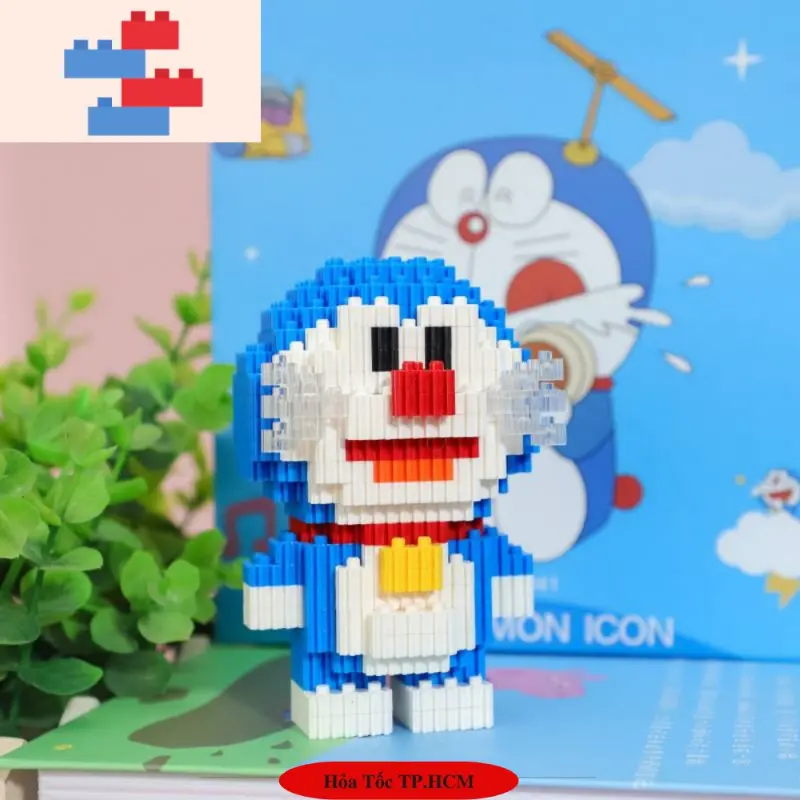 Mô hình Đồ chơi Lắp ráp DOREMON,Doremi,NOBITA,Xuka,Chaien,Xeko,Chaiko. Bộ đồ chơi lắp ráp Doremon và những người bạn. 1
