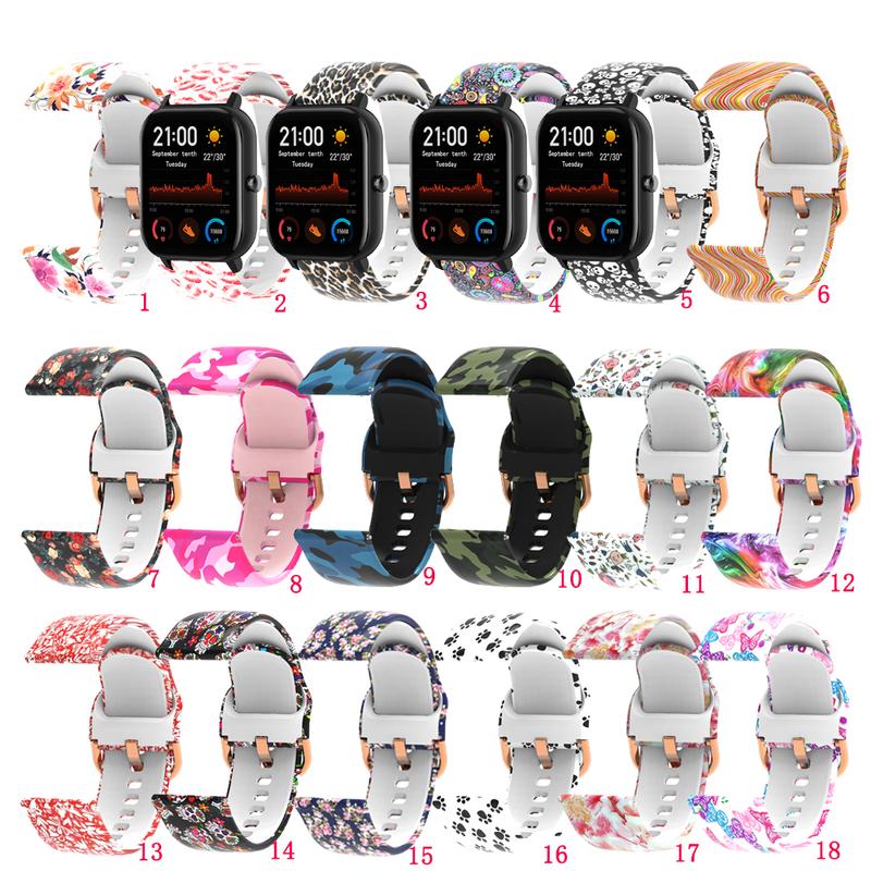 BoLuo Cinturino 20mm Per Huami Amazfit GTS 2e/2 Mini/GTR 42mm E Altri – Sportivo, Colorato, Con Attrezzo