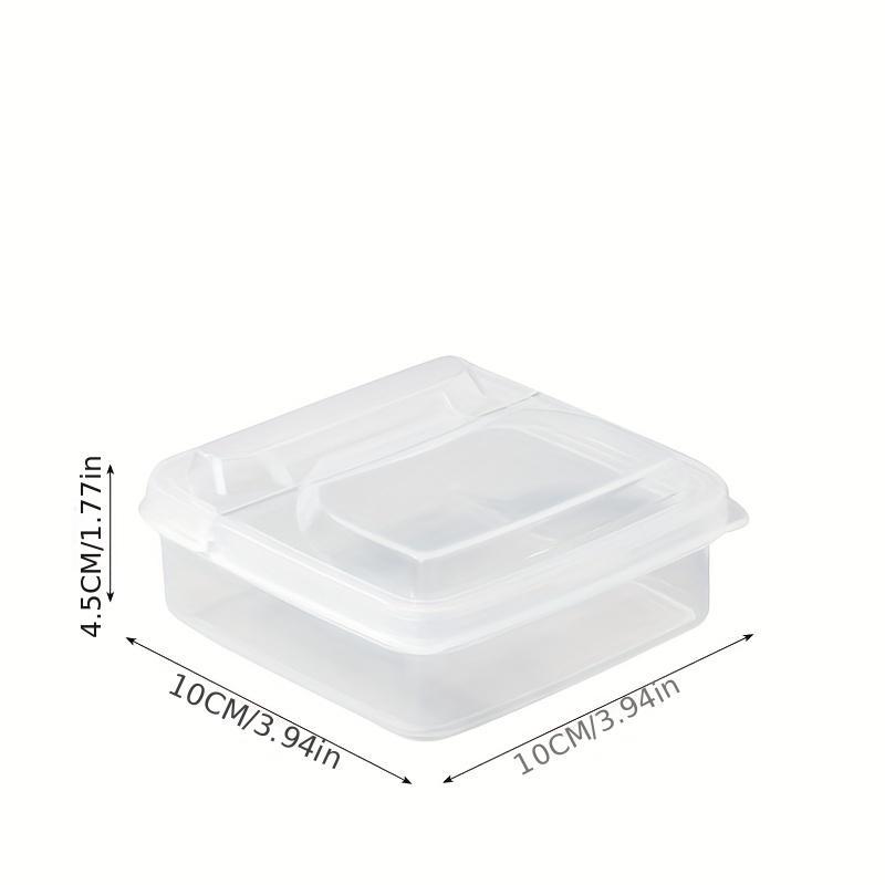 Home Accessories Food Storage Box, 1 Count Clear Cheese Storage Container with Lid, Kitchen Accessories Refrigerator Vegetable Preservation Box for Onion Ginger Garlic, Kitchenware 1