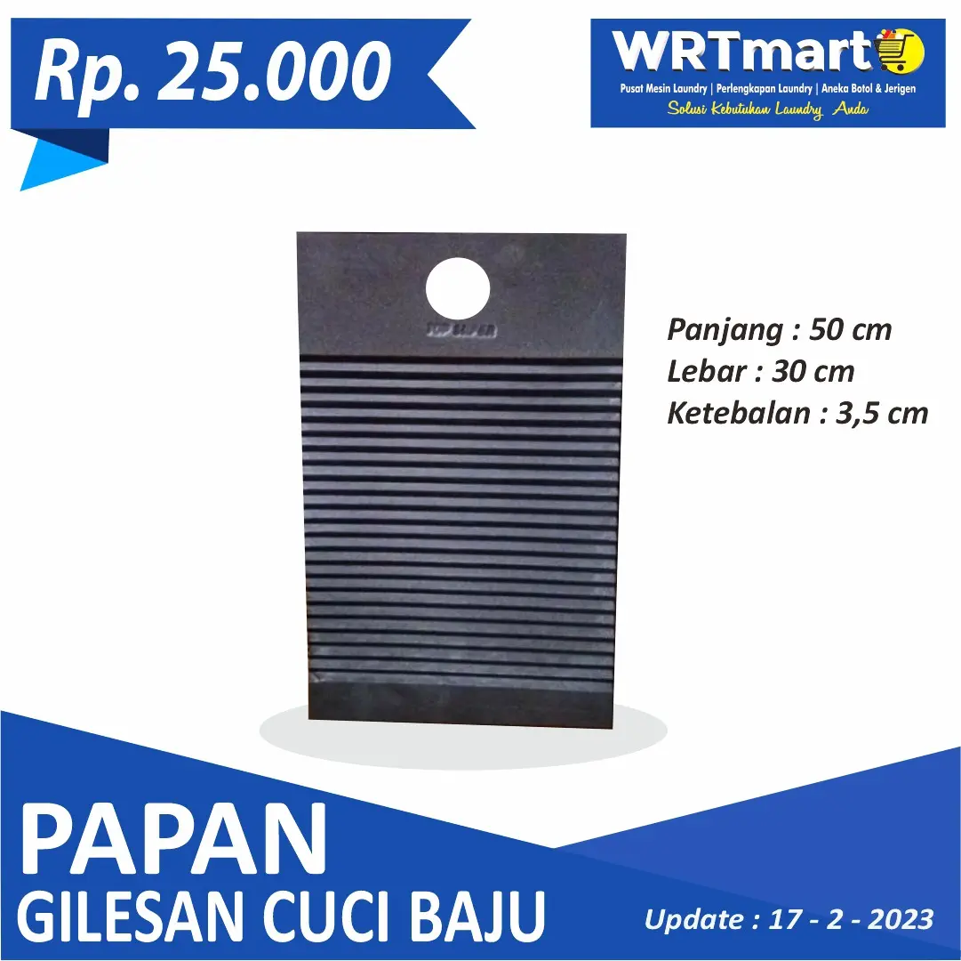 Papan Gilesan Cuci Baju / Papan Gilesan Karet