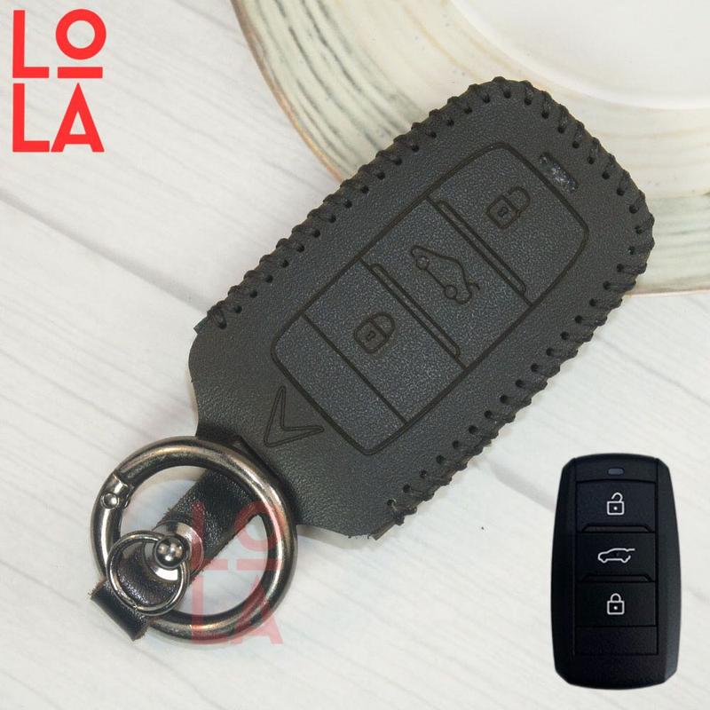 Bao Da Chìa Khoá Ô Tô VINFAST VF5 Ốp khoá da bò cao cấp Móc Khoá Móc Khóa