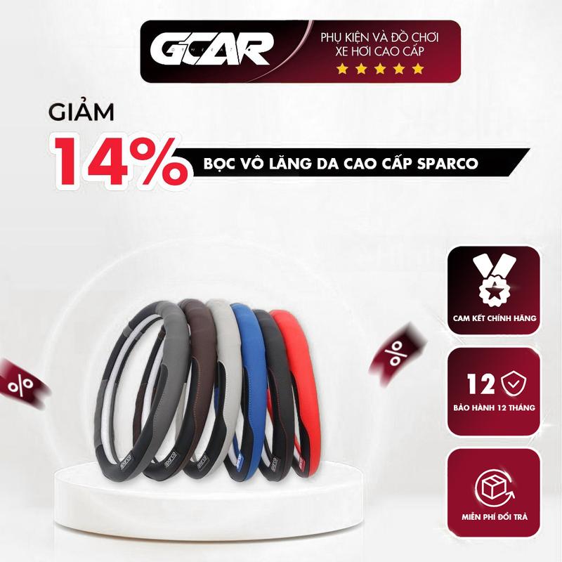 Bọc Vô Lăng Ô Tô, Xe Hơi SPARCO Cao Cấp, Đủ Các Mẫu Mã, Kiểu Dáng Thể Thao 1