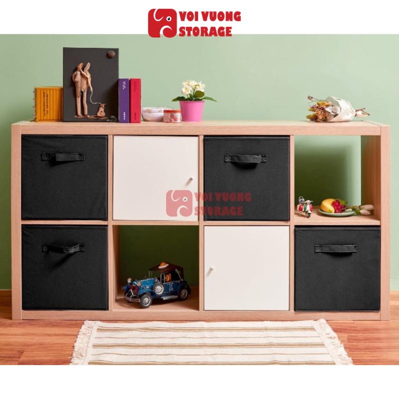 Hộp vải đựng đồ xuất Mỹ ROYE VOI VUÔNG 4