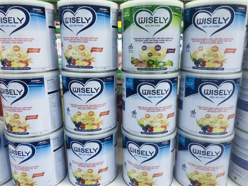 Bột Ăn Dặm Wisely Cho bé Từ 4 tháng trở lên 0