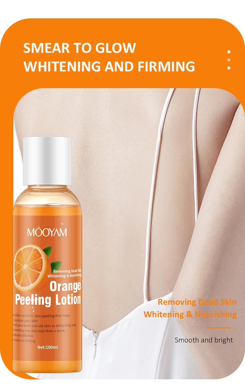 Product Introduction of Orange Peel Lotion Peeling Oil Body Lotion Mild Exfoliating Gel Lotion Orange Peeling Lotion 16