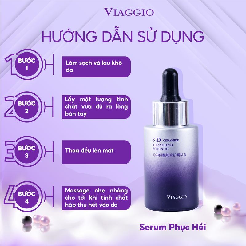 Serum Phục Hồi Chuyên Sâu Làm Dịu Da VIAGGIO 30ml Skincare Nữ 2